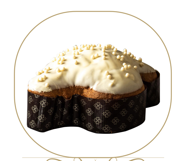 COLOMBA ARTIGINALE ALBICOCCHE INTERE CON GLASSA CIOCCOLATO BIANCO E NOCCIOLE
